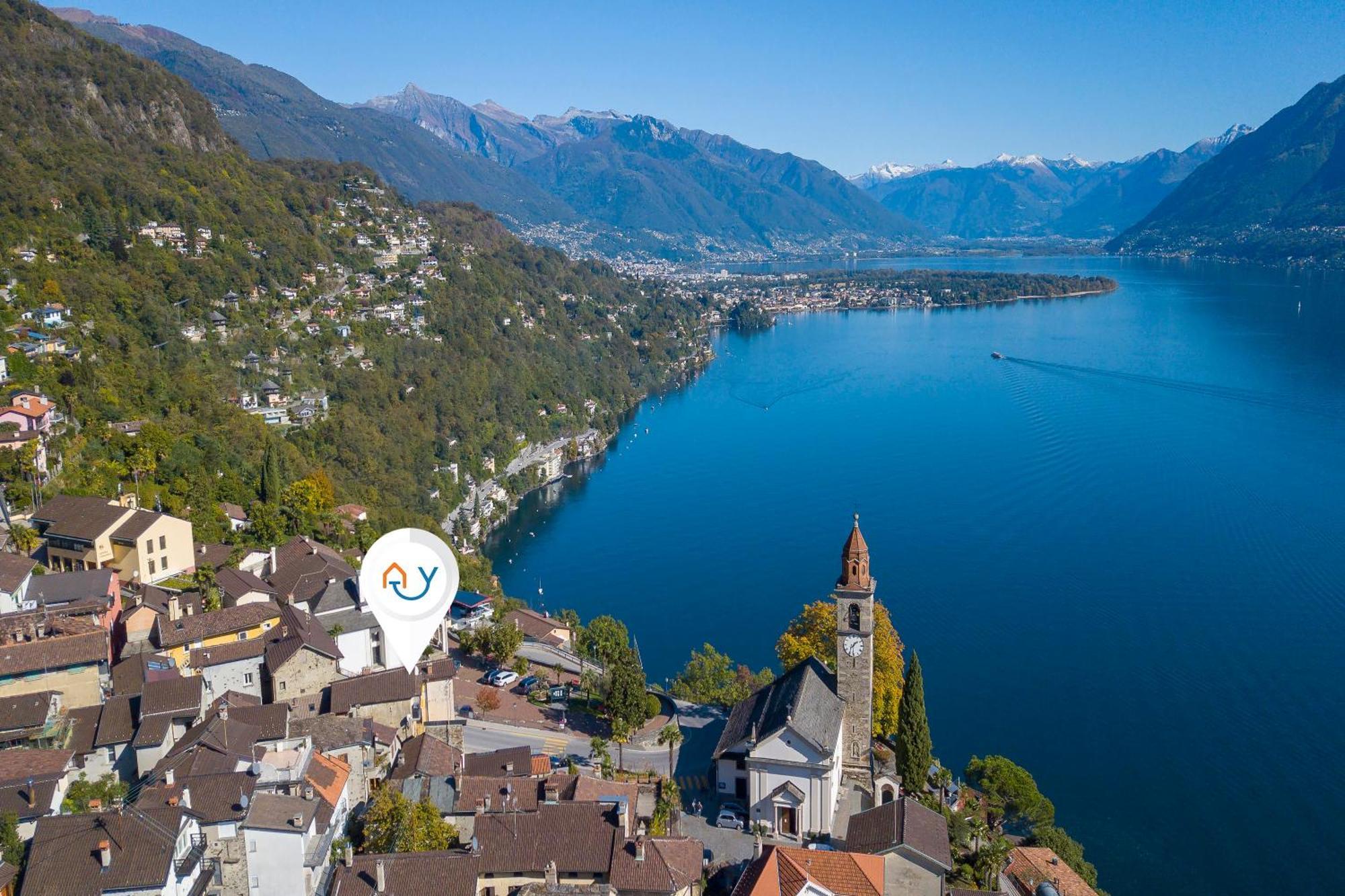 Yellow View Apartment - Happy Rentals Ronco sopra Ascona Luaran gambar